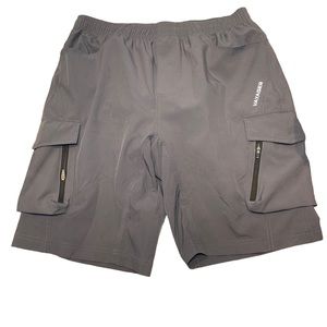 Vayager Bike Shorts Biking Padded Gray Quick Dry L Men’s